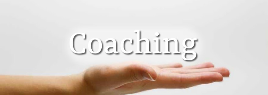 Coaching image - hand with palm held up