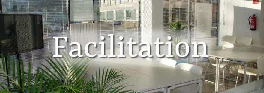 Facilitation image - smart boardroom interior